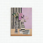 Póster decorativo con rayas