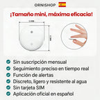 Dispositivo de localización GPS para perros y gatos con aplicaciones oficiales Apple Buscar y Android Encontrar