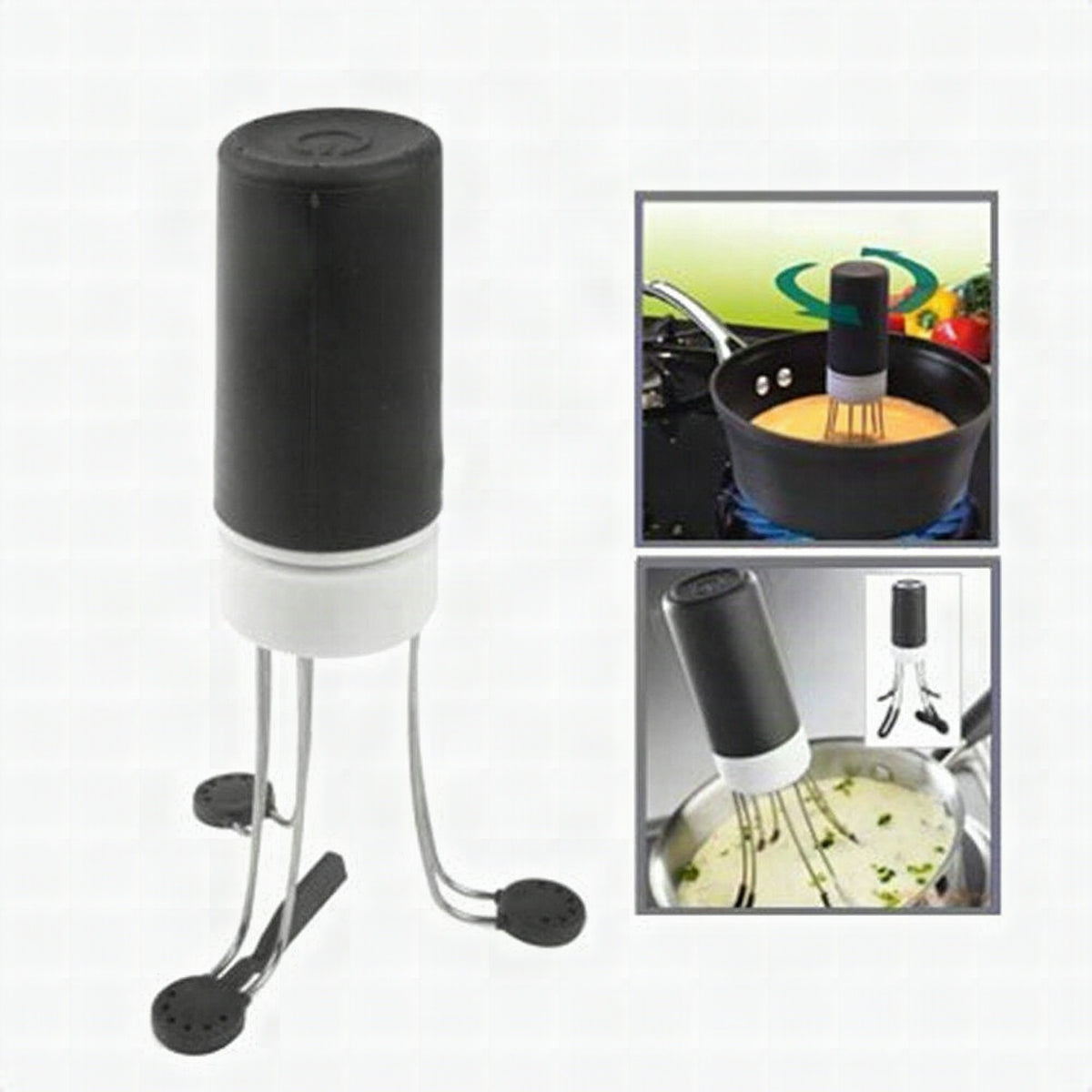 Mezclador automático de cocina con removedor orbital