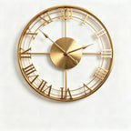 Reloj de pared XXL moderno con números romanos