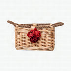 Cesta con decoración floral