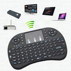 Mini teclado inalámbrico con touchpad y retroiluminación