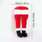 Adorno navideño colgante JollyLegs de tela resistente