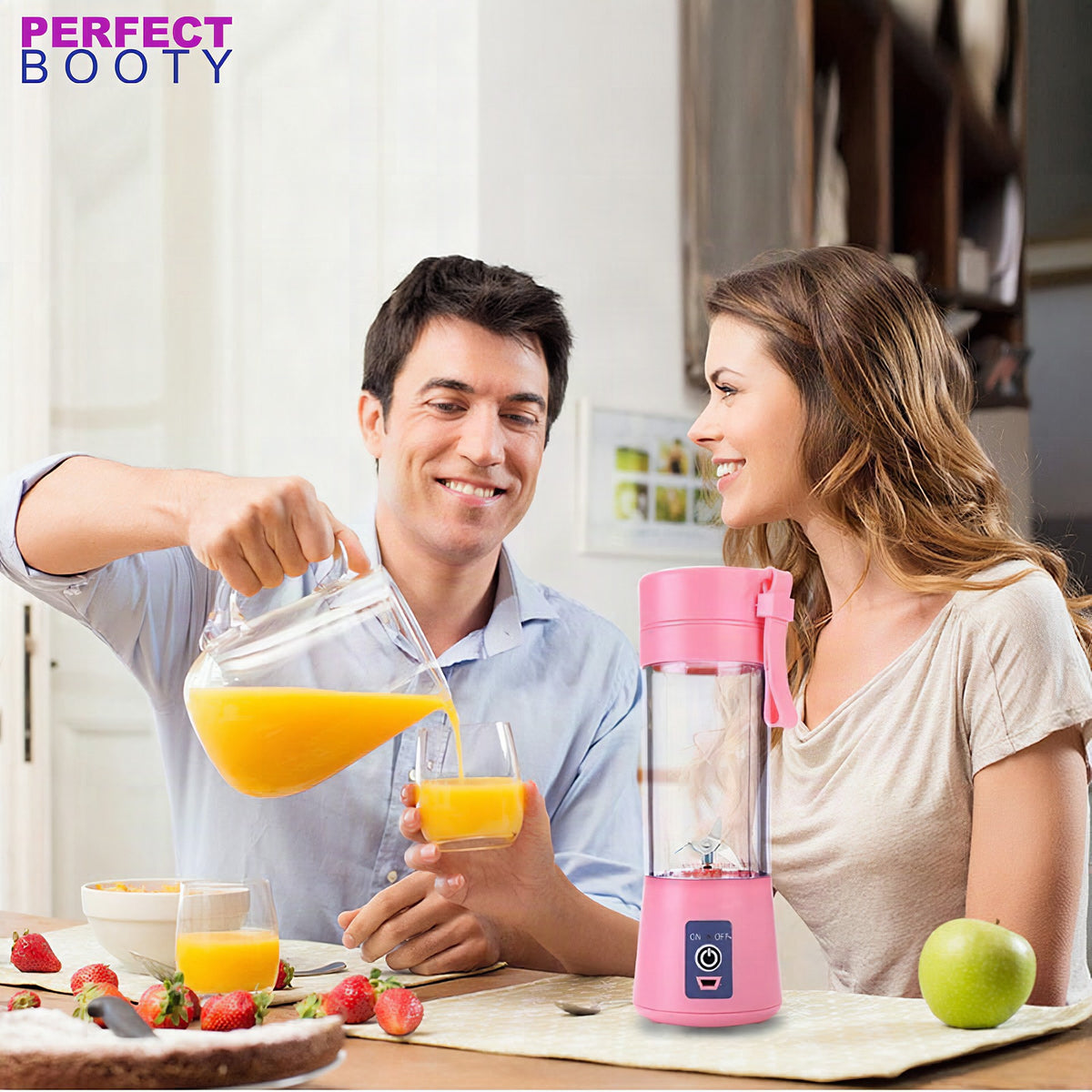 Batidora portátil de smoothies con función de vaso – FreshBlend To-Go
