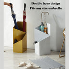 Paragüero DripFrame con bandeja recogegota – Soporte minimalista escandinavo de metal