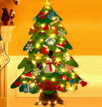 Árbol de Navidad de fieltro DIY para niños