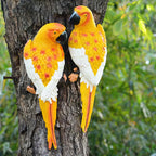 Loro decorativo tropical para pared o estantería
