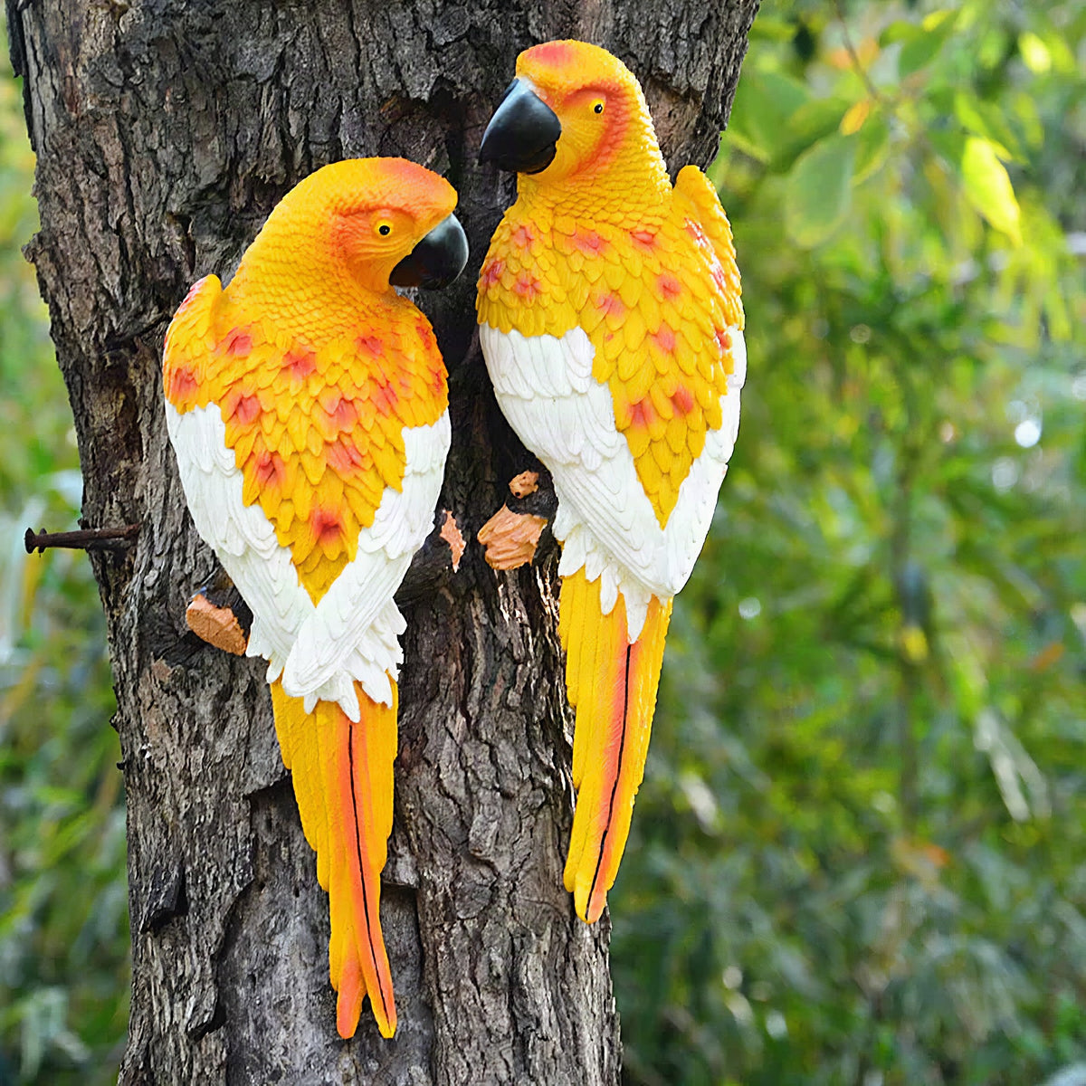 Loro decorativo tropical para pared o estantería