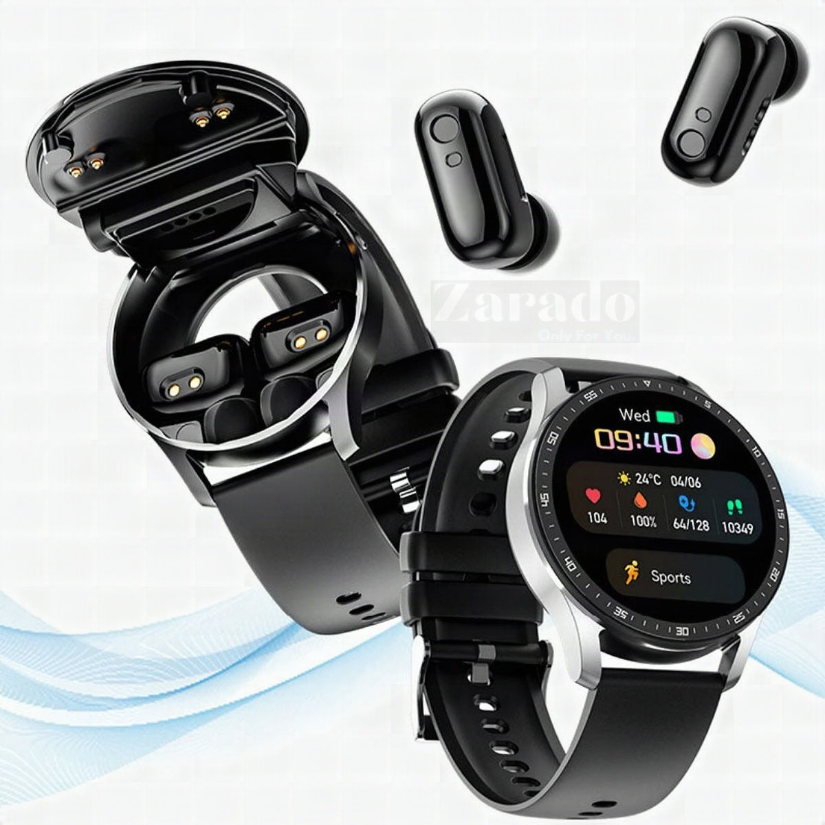 Reloj inteligente SmartLink con auriculares integrados