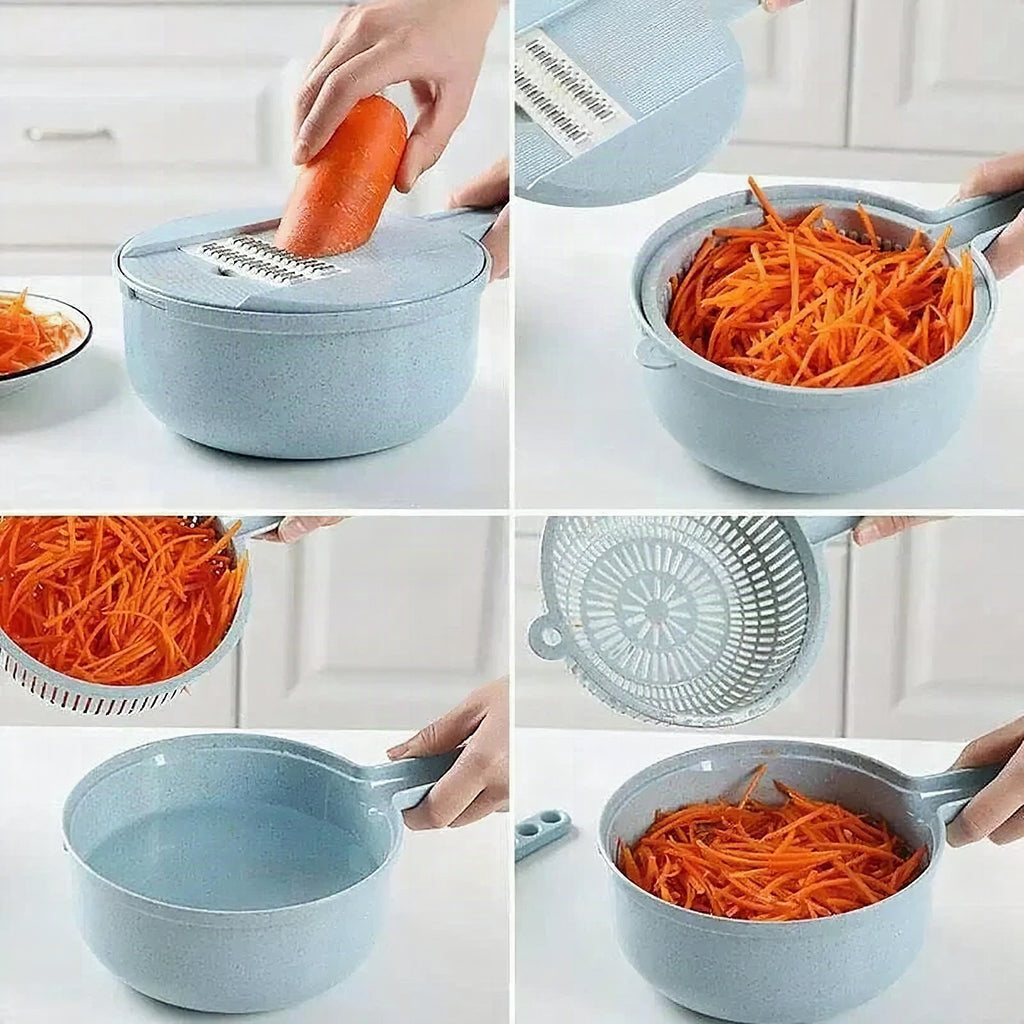 Cortador de verduras multifuncional 12 en 1