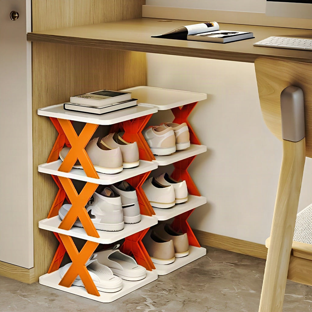 Zapatero plegable multifuncional SpaceSaver