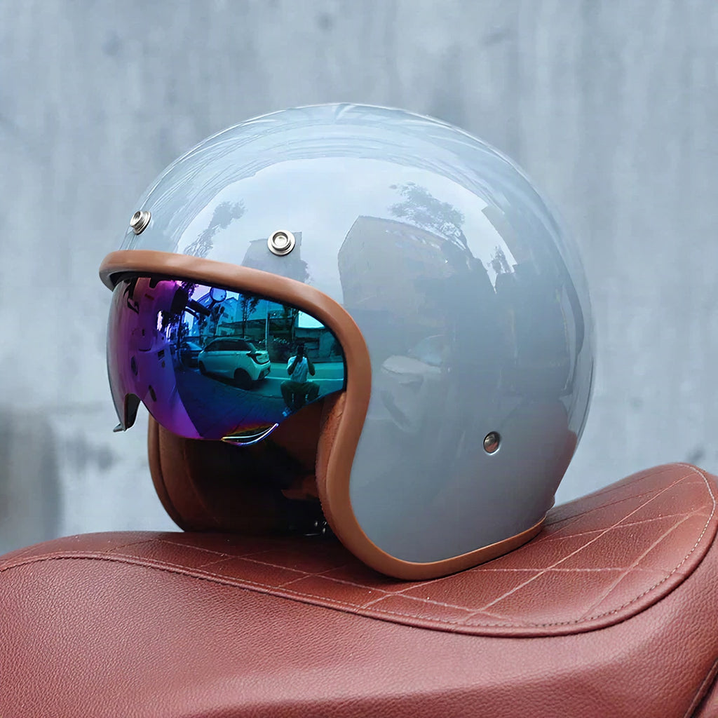 Casco de moto retro 3/4 cara abierta – Valor