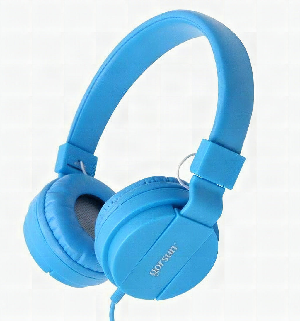 Auriculares plegables portátiles con cable