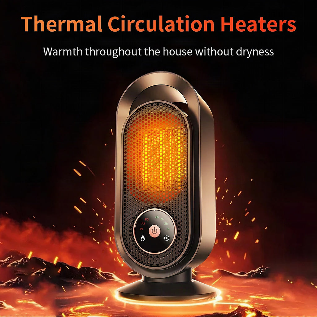 Mini calefactor portátil de 1000 W para escritorio, dormitorio y oficina