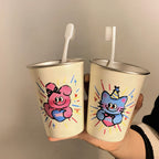 Vaso creativo con divertido motivo de gato