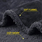 Manta impermeable de terciopelo suave