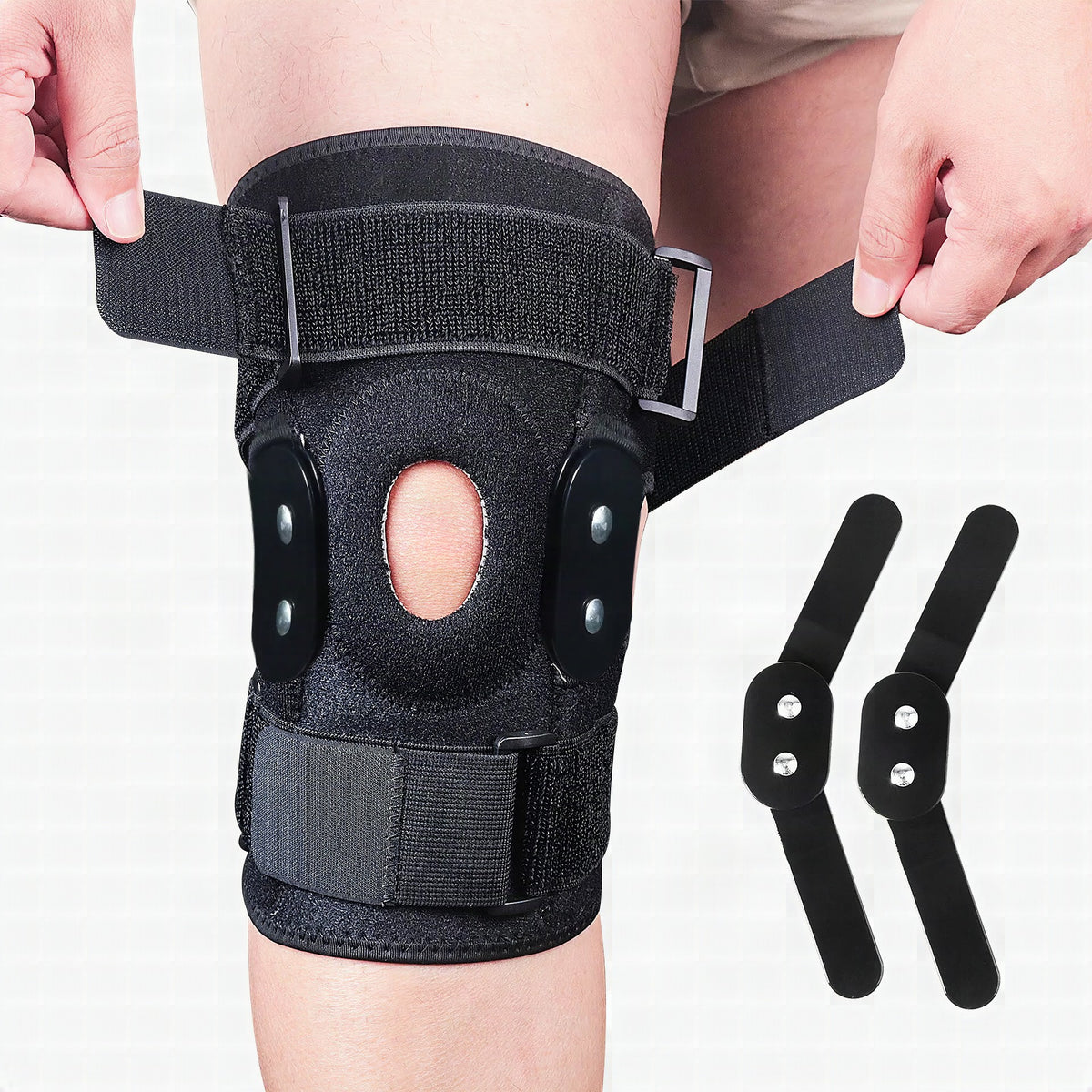 Rodillera ajustable con soporte articular