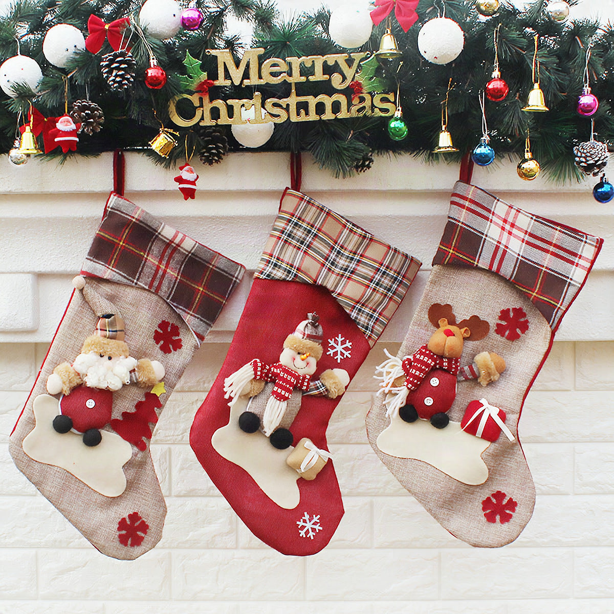 Calcetines de Navidad decorativos