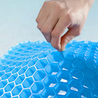 Cojín de gel con forma de panal para asiento
