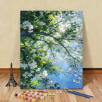 Kit de pintura por números con lienzo artístico