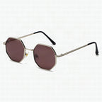 Gafas de diseño octogonal elegante