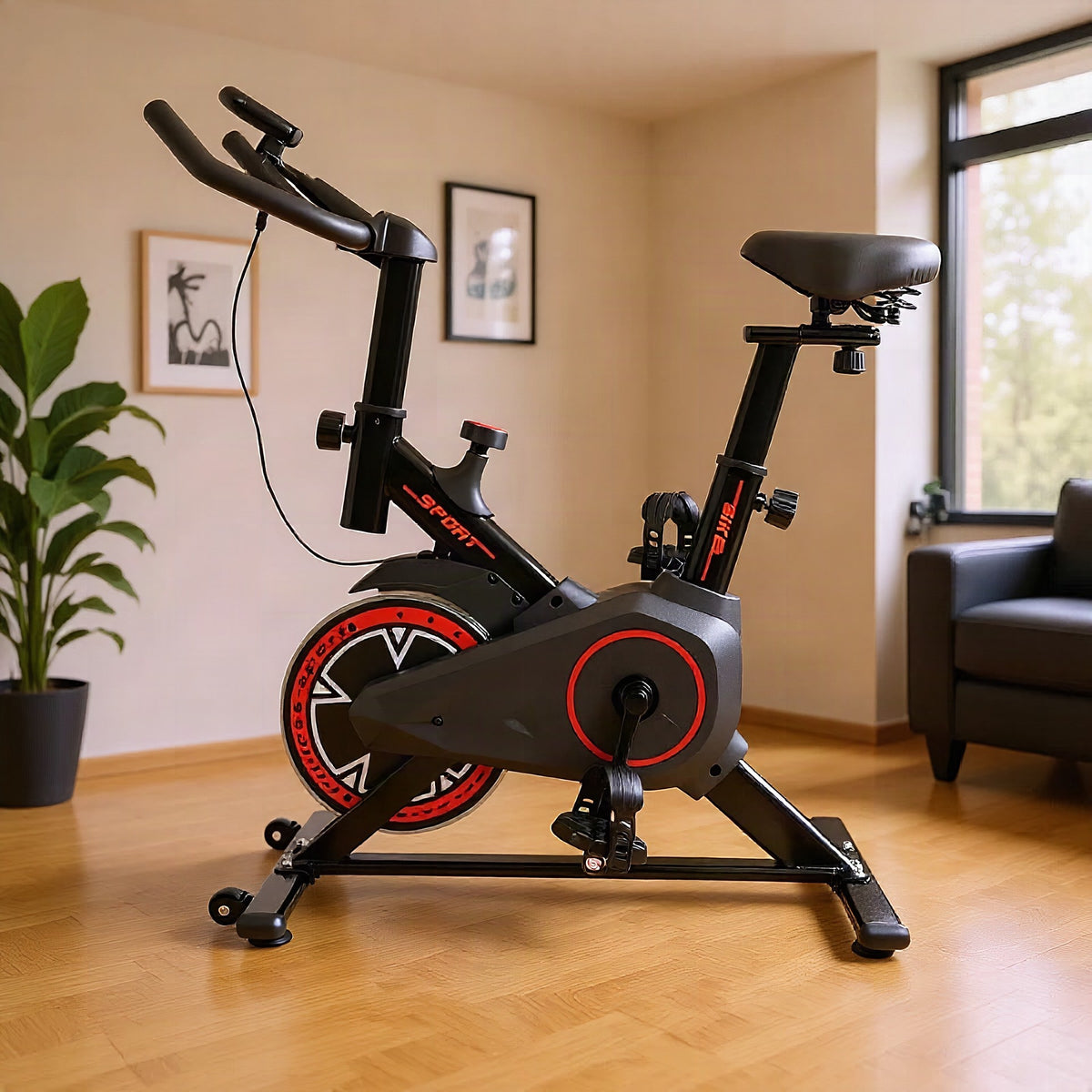 Bicicleta estática de spinning para casa