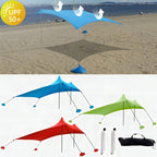 Toldo de playa lycra plegable para camping y pesca