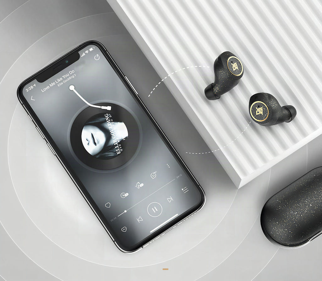 Auriculares inalámbricos Bluetooth 5.0 con control táctil, reducción de ruido, sonido HiFi e IPX5