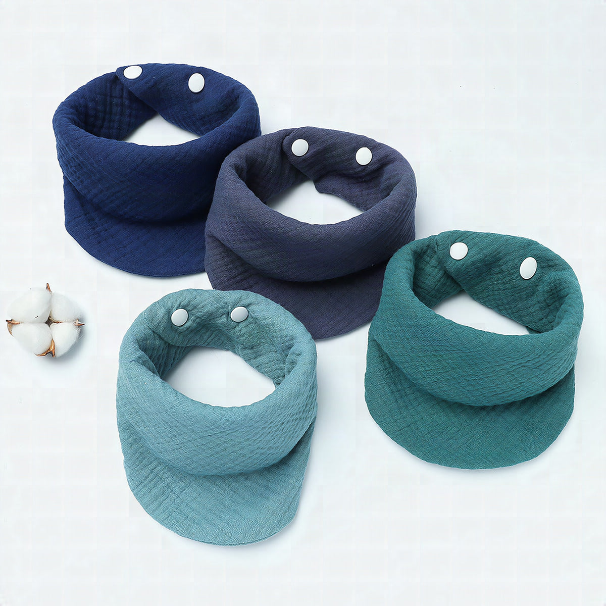 Pañuelo de algodón reversible ajustable