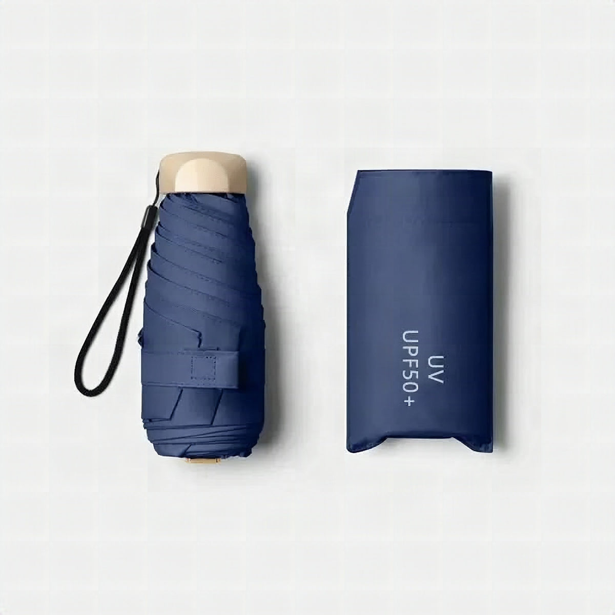 Mini paraguas plegable con protección UV y repelente al agua