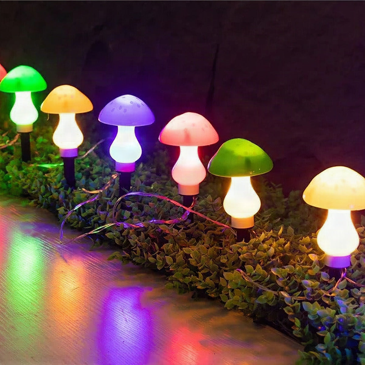 Guirnalda solar LED con setas decorativas de ABS estilo Art Déco para jardín
