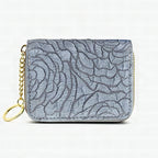 Monedero elegante con diseño floral