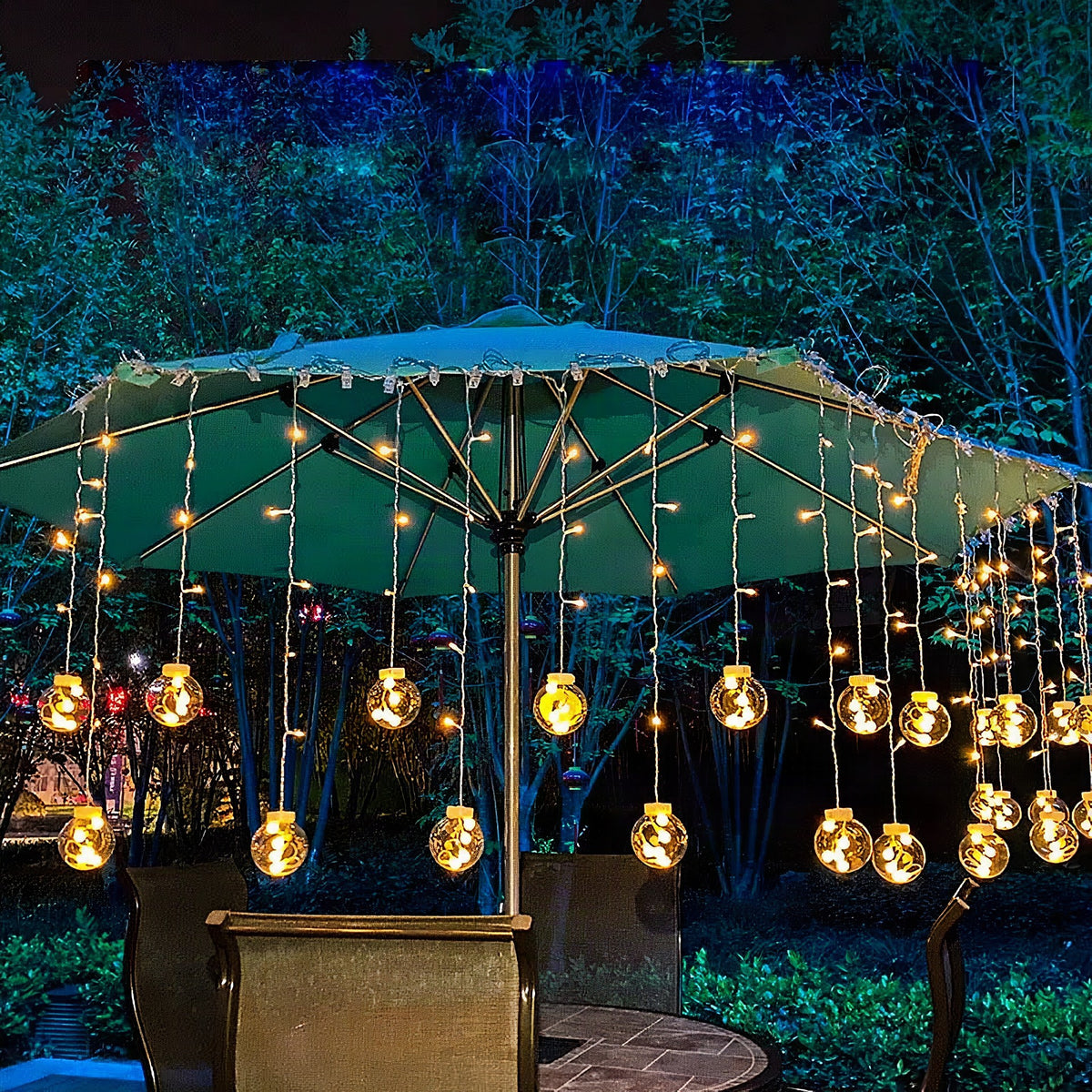 Guirnalda LED impermeable de doble cara
