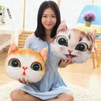 Cojín plegable creativo con estampado de gato