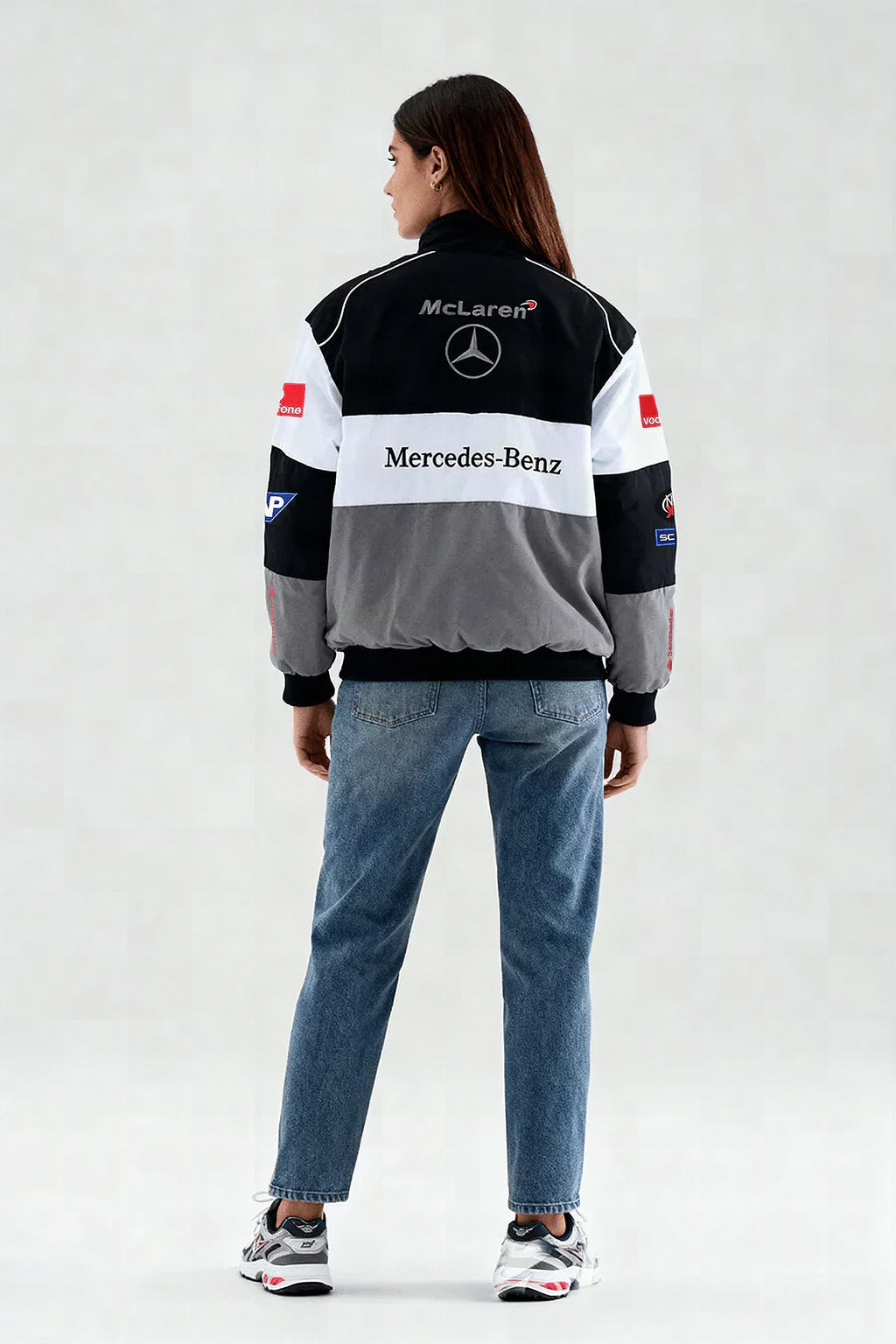 Chaqueta de carreras McLaren F1 x Mercedes-Benz Vintage – Unisex – Retro