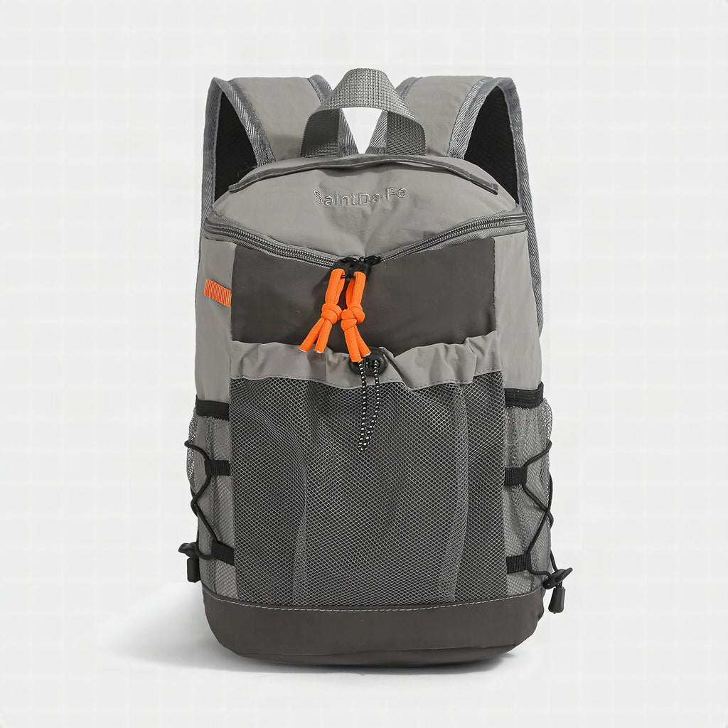 Mochila de mujer hasta 20 L en nylon con diseño patchwork