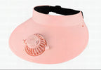 Sombrero de mujer con ventilador integrado