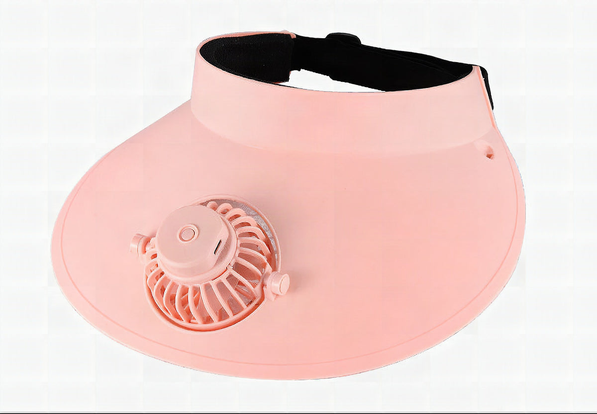 Sombrero de mujer con ventilador integrado