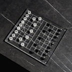 Juego de mesa transparente moderno