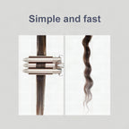 Moldeador de ondas de triple barril para el pelo