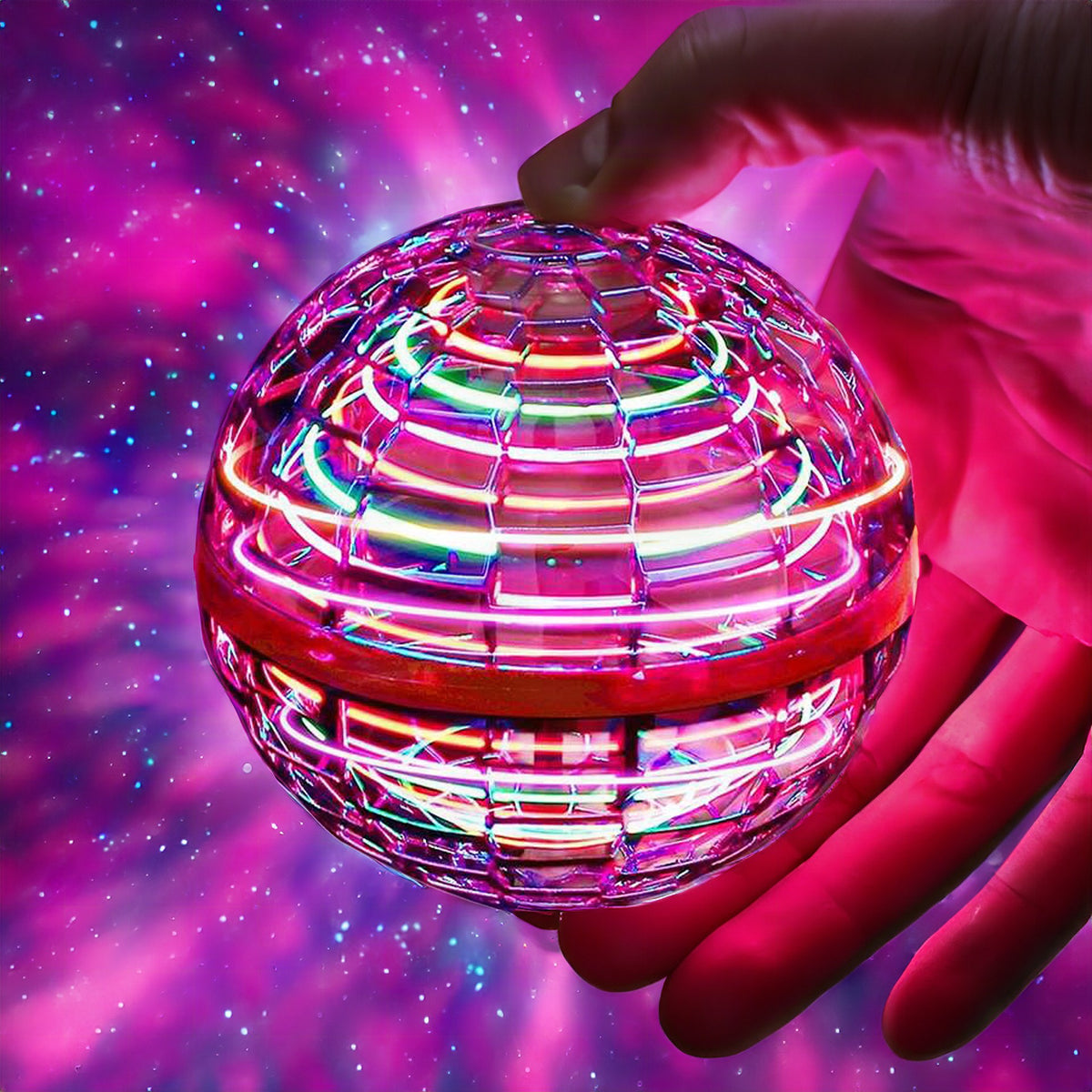 Bola voladora orb con tecnología de levitación