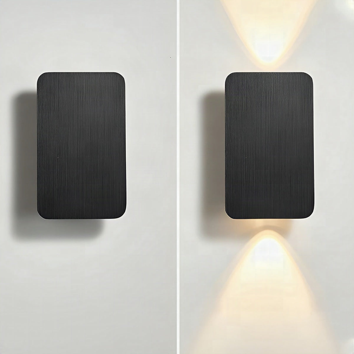 Aplique LED rectangular moderno para escalera y pasillo