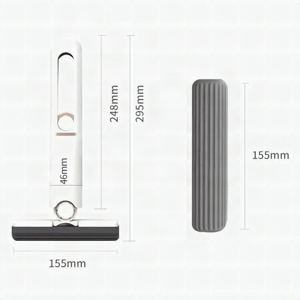 Fregona mini plegable con escurridor automático