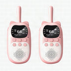 Set de walkie talkies recargables para niños con alcance de 3 km