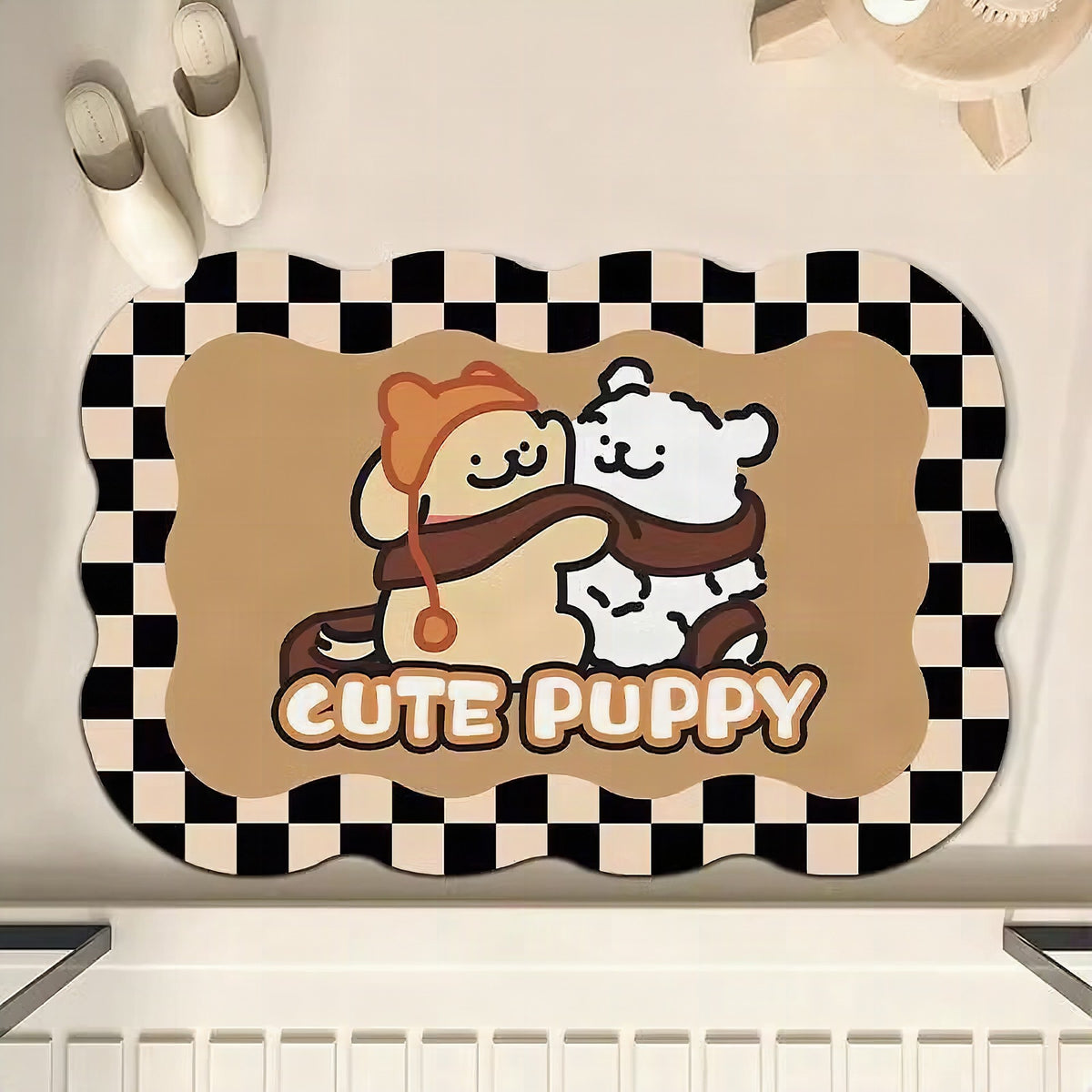 Alfombra para zona de baño de mascotas