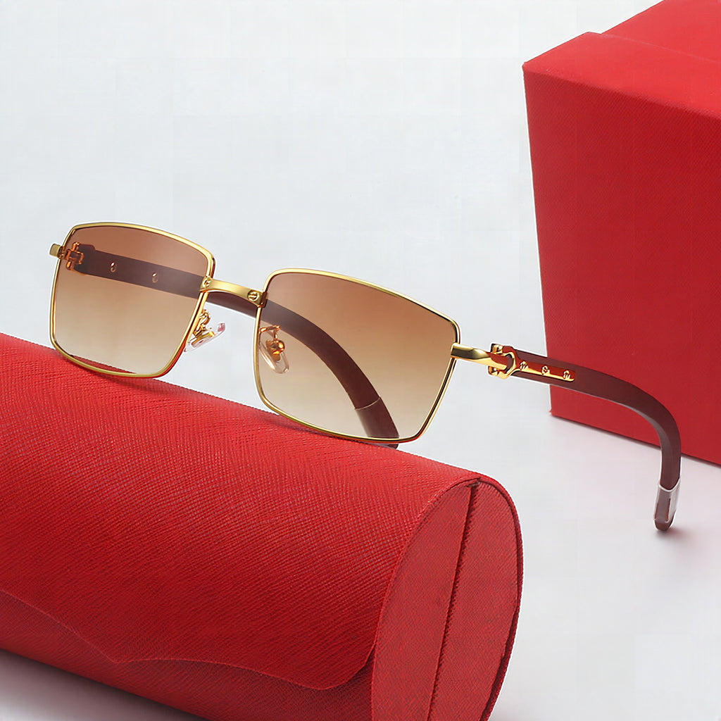 Gafas elegantes para mujer con diseño cuadrado moderno