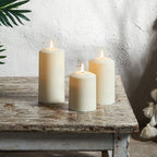 Set de velas LED impermeables para exterior