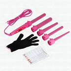 Set profesional de 5 rizadores intercambiables