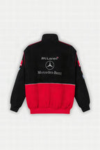 Chaqueta de carreras McLaren x Mercedes-Benz Vintage – Edición Roja – Unisex – Retro
