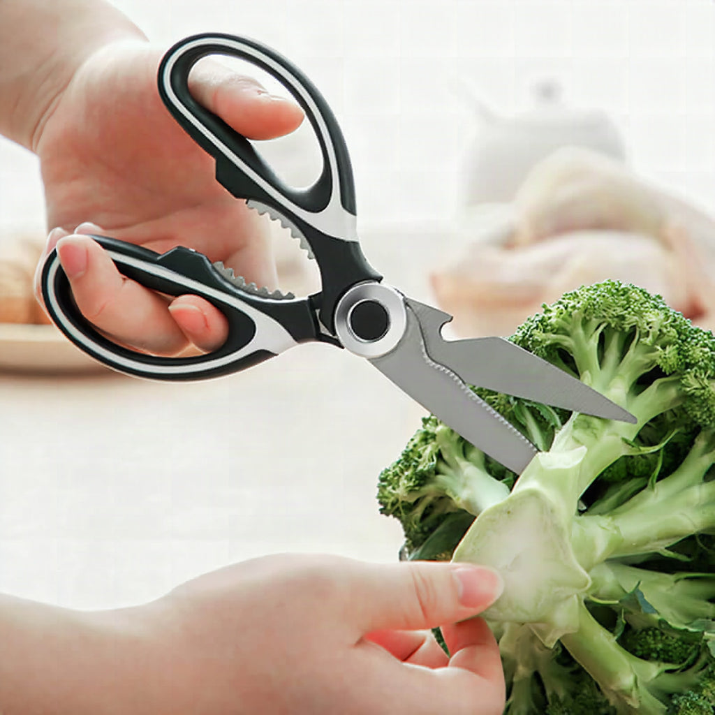 Tijeras de cocina multiusos de acero inoxidable